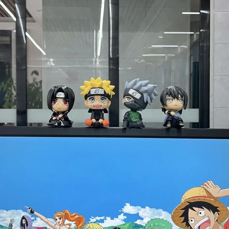 Naruto Anime Figur Sasuke Kakashi Itachi 9cm PVC Q-Version Statue Modell für Zimmer Schlafzimmer Dekoration Geschenk – Detail 2