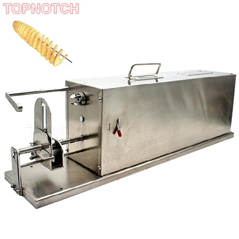 

Snack Food Machines Potato Chips Twister Slicer Cutter Tornado Cutting Machine