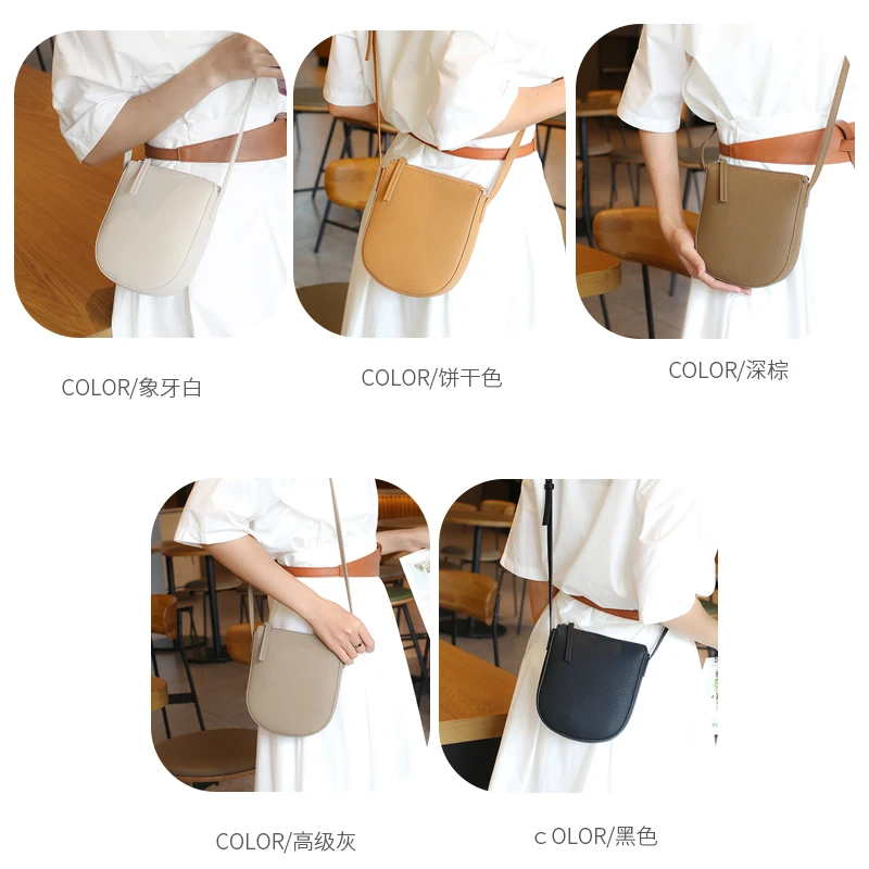 

Genuine Leather Real Cowhide Women's Versatile Fashion Phone Bag Women Messenger Bag Small Shoulder Bag Crossbody Bags for Woman