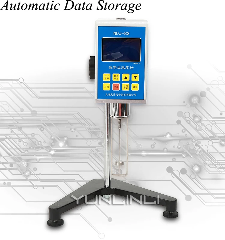 220V Portable Viscometer Rotating / Paint / Pointer Viscometer 10-100000 mPa S NDJ-8S
