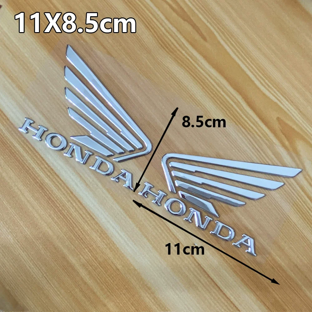 Conjunto de modificación de motocicleta Honda, pegatina 3D con logotipo, etiqueta de letra galvanizada HONDA, pegatina impermeable, accesorios de motocicleta Cbr 600