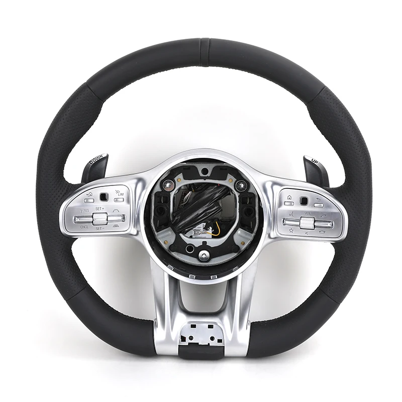 

Upgrade Full Leather Steering Wheel for Mercedes Benz W176 W177 W463 W464 W166 X166 W205 W204 W221W222 W212 W213 E63 C63 AMG GT