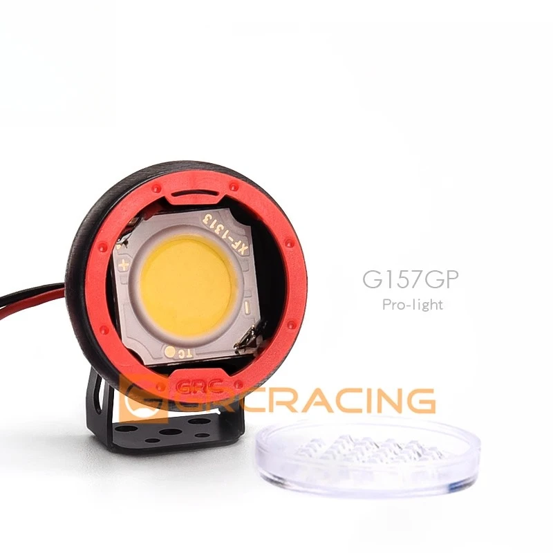 Simulation Pro High Light LED 22mm Okrągły reflektor słomkowy do samochodów gąsienicowych 1/10 RC Traxxas TRX4 AXIAL SCX10 Parts