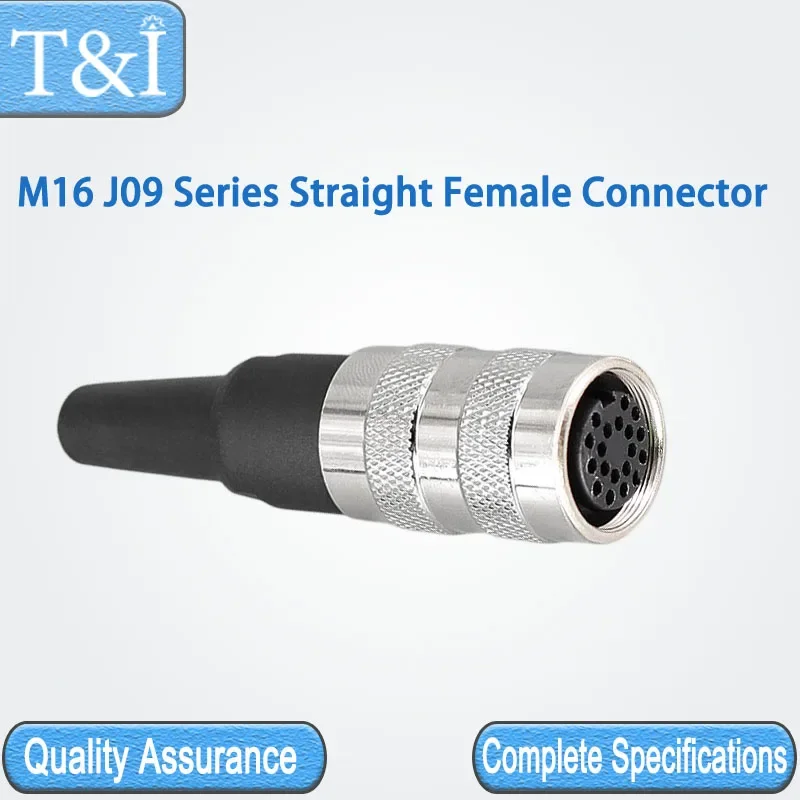 

5/10/20Sets M16-2/3/4/5/6/7/8/12/16/19/24P Positive 09 Series Electronic Connection Male Female Straight Plug Connector