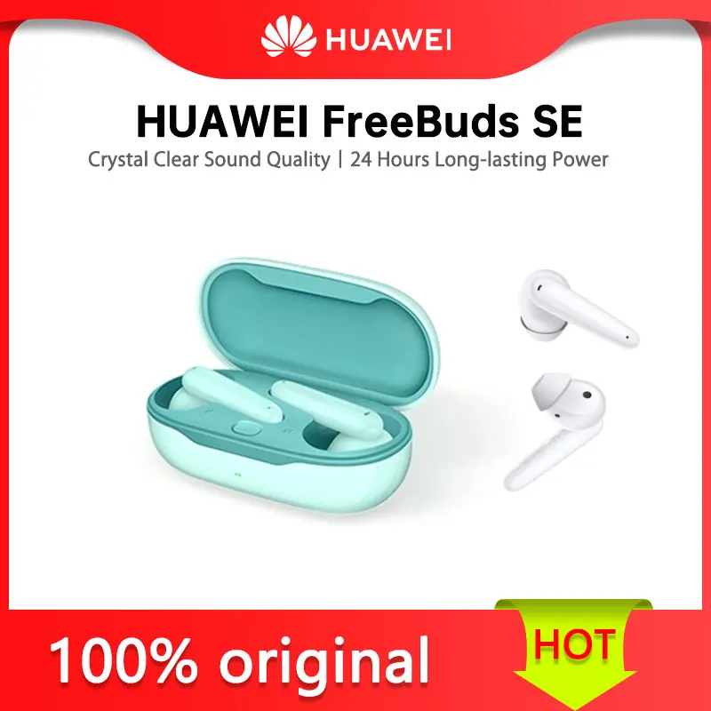 HUAWEI FreeBuds SE Wireless Headphones Crystal Clear Sound Quality Call Noise Cancelling 24 Hours Playtime