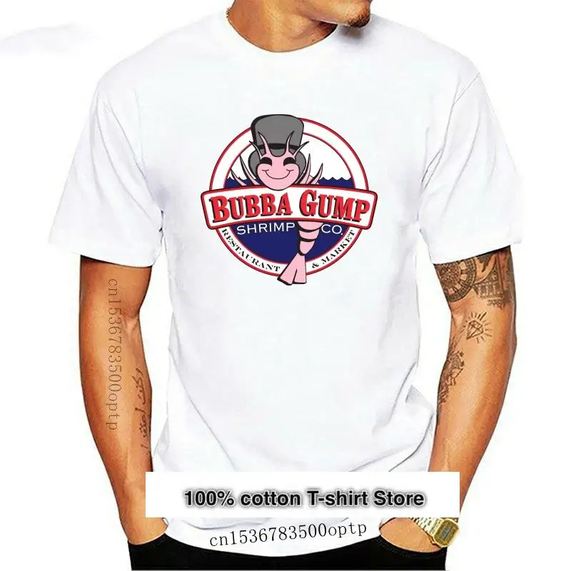 Camiseta clásica única de la película Bubba Gump Shrimp, camiseta del bosque Gump Tom Hanks, nueva