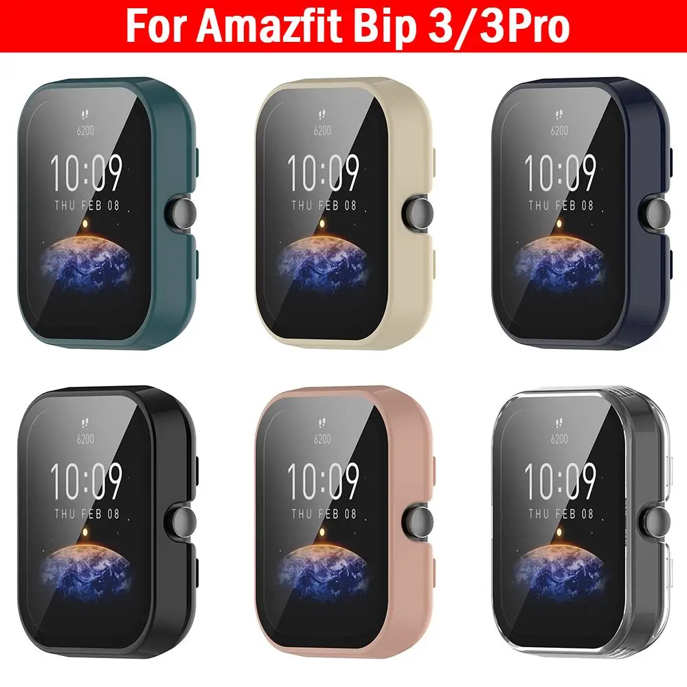 Screen Protector Case Cover For Amazfit Bip 3 Bip3 Pro Smart Watch Protective Cover Bumper Shell Protection Frame