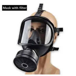 MF14/87 Type Gas Masker Volgelaatsmasker Chemische Respirator Natuurlijke Rubber Filter Zelfaanzuigende Masker