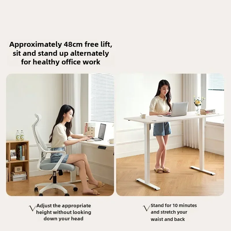 

Automatic electric lifting table legs desk computer desk study table desk work