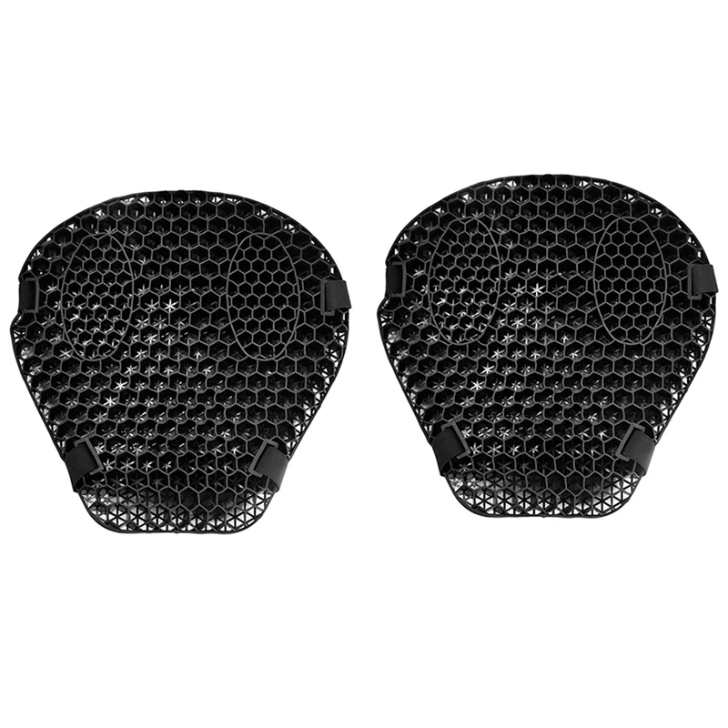 

2X Silicone Motorcycle Seat Cover Air Seat Cushion Breathable Pressure Relief Protector