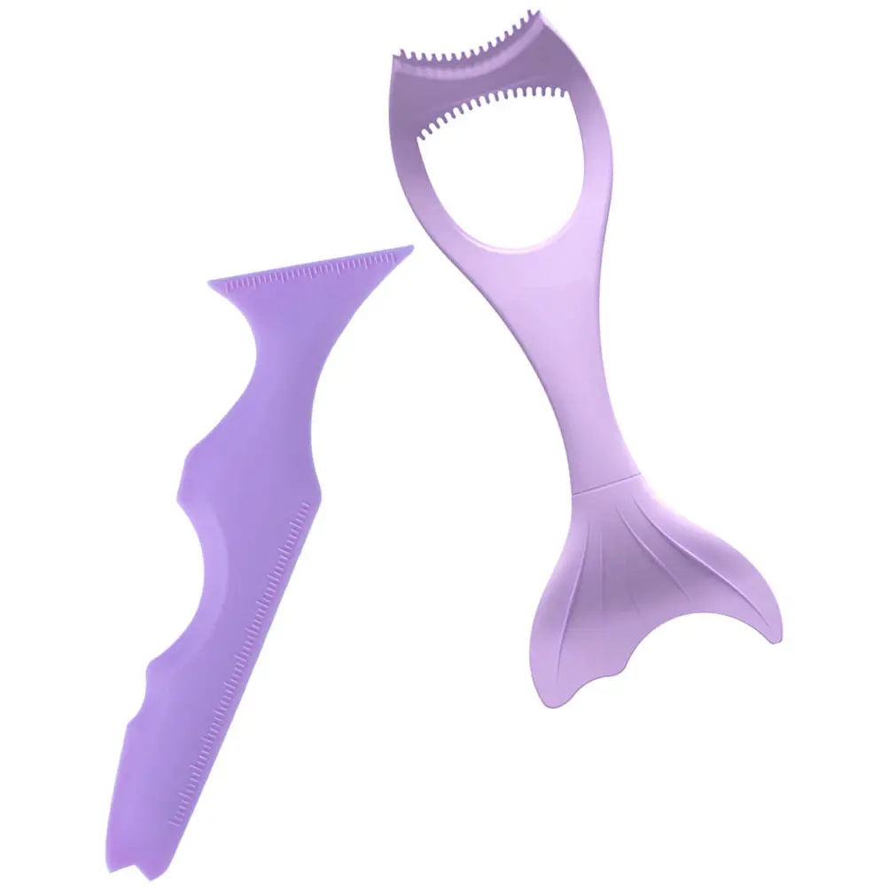 

2Pcs Silicone Eye Makeup Tools Eyeliner Applicator Tool with Arc Design Fit Natural Eye Shape Easy Clean Reusable Makeup Aid