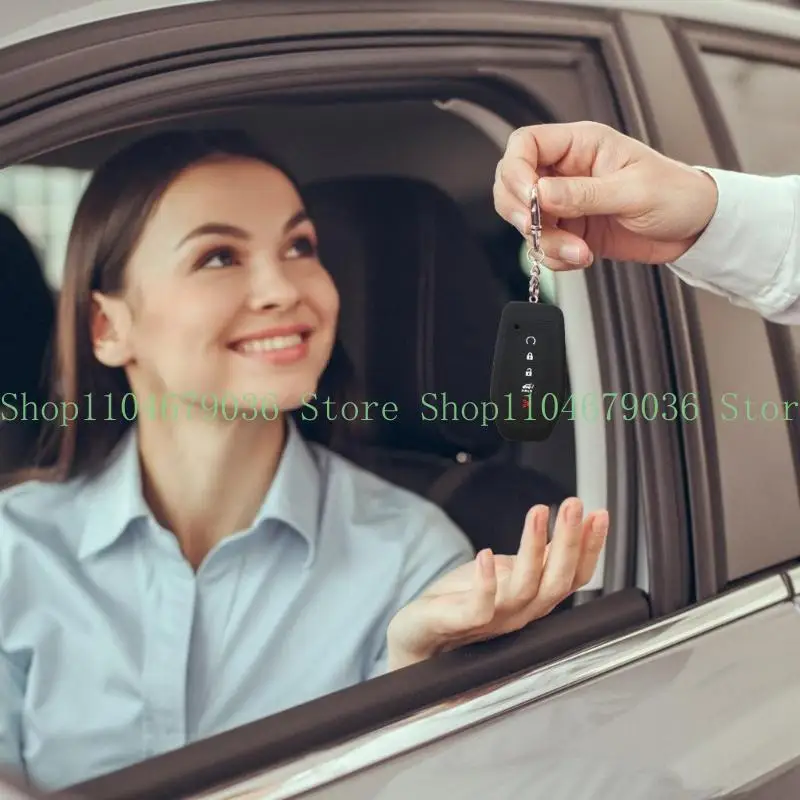 652F Premium Silicone Protective Case For 5 Button Car Soft Anti Slip Durably Cover