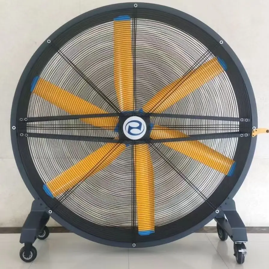 220 فولت 380 فولت 2 متر 1.5 متر مروحة حامل أرضية متنقلة كبيرة الحجم للمتاجر الكبيرة