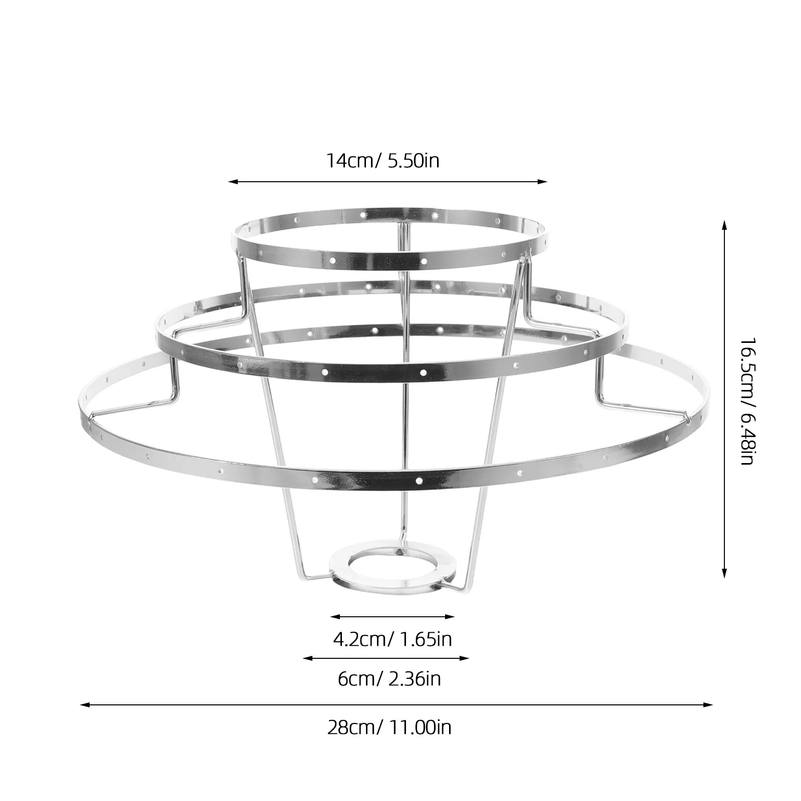 Vintage Iron Wire Lampshade Frame DIY Metal Cage Pendant Lamp Shade Holder for Hanging Ceiling Light Fixture Decoration E27