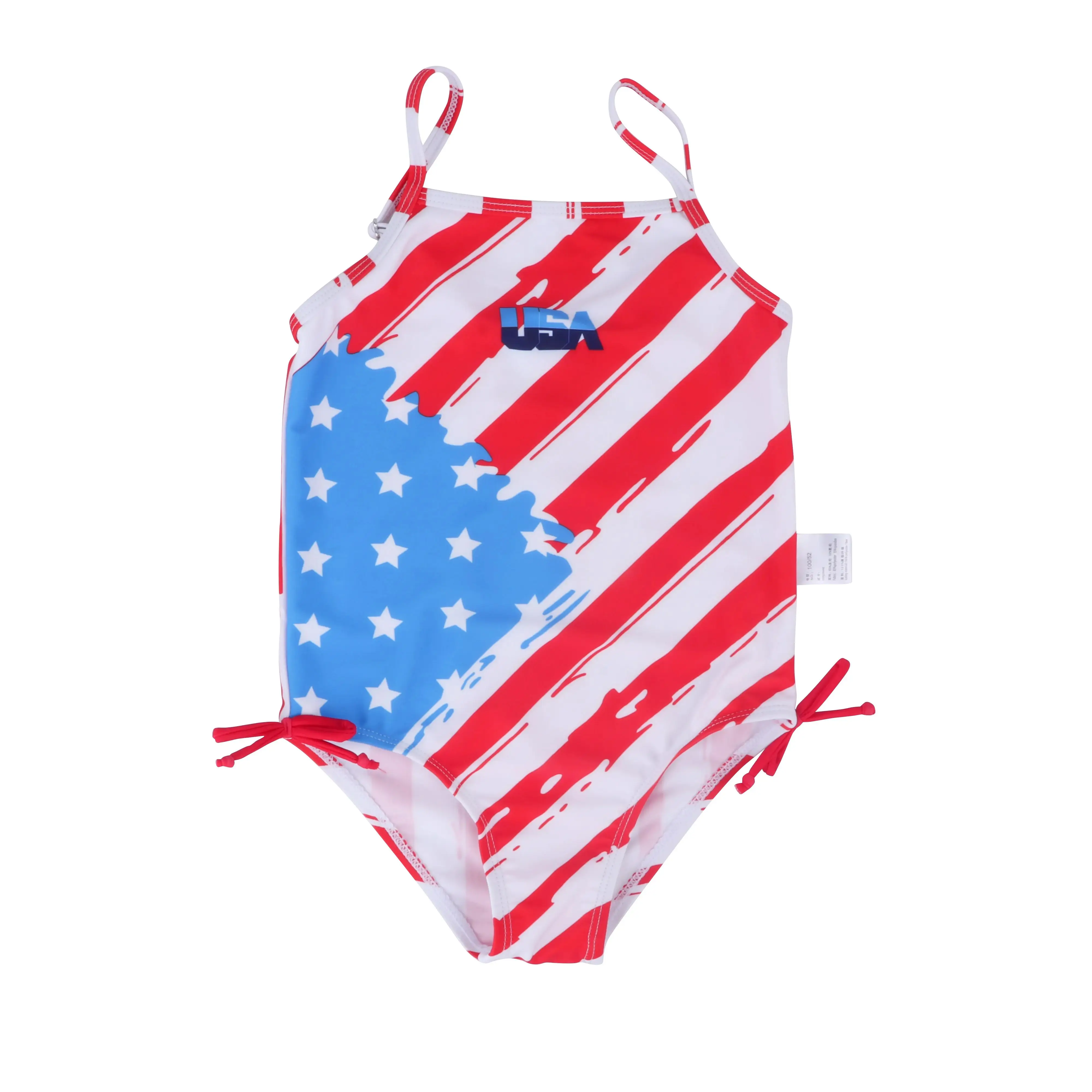 New Children's Swimming Suit Girl's Sling Bikini One Piece Swimming Suit Cute Little Girl Set Sunscreen Swimming Suit