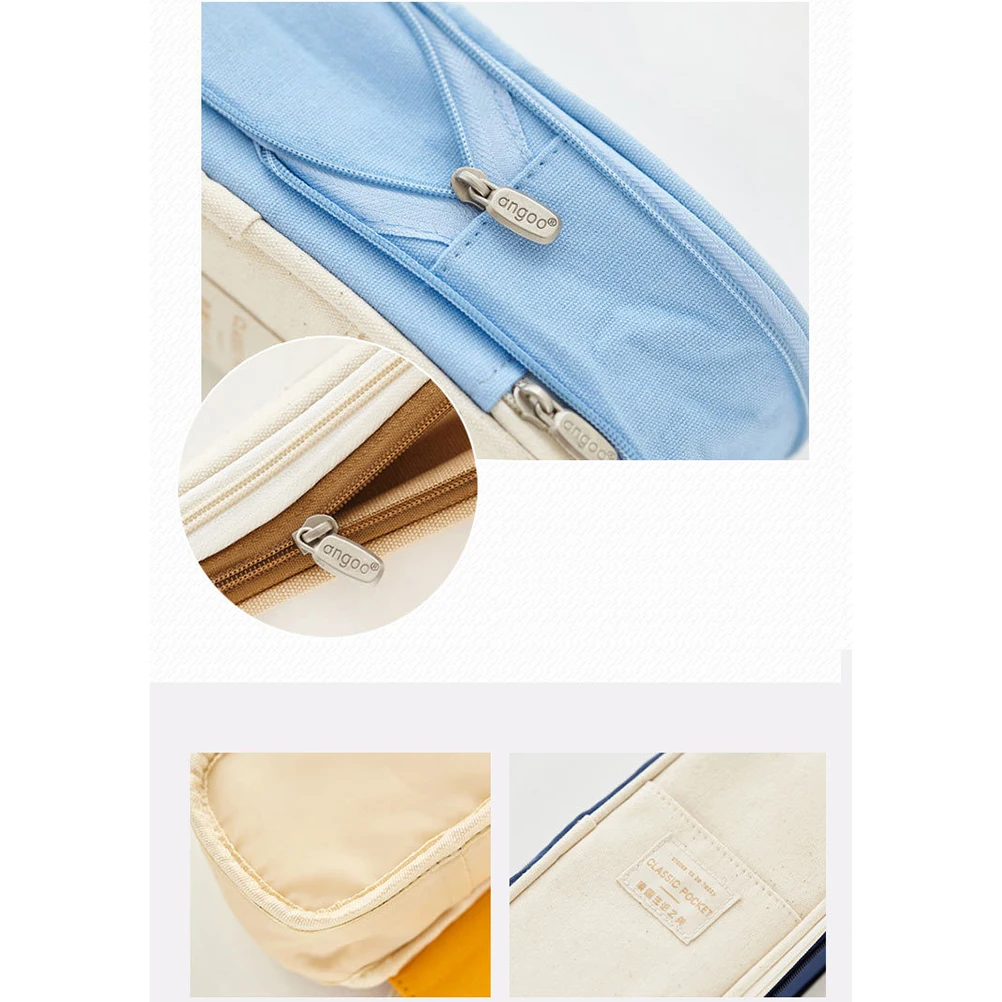 

Large Capacity Bag Pencil Case Aesthetic Multifunction Marker Organizer