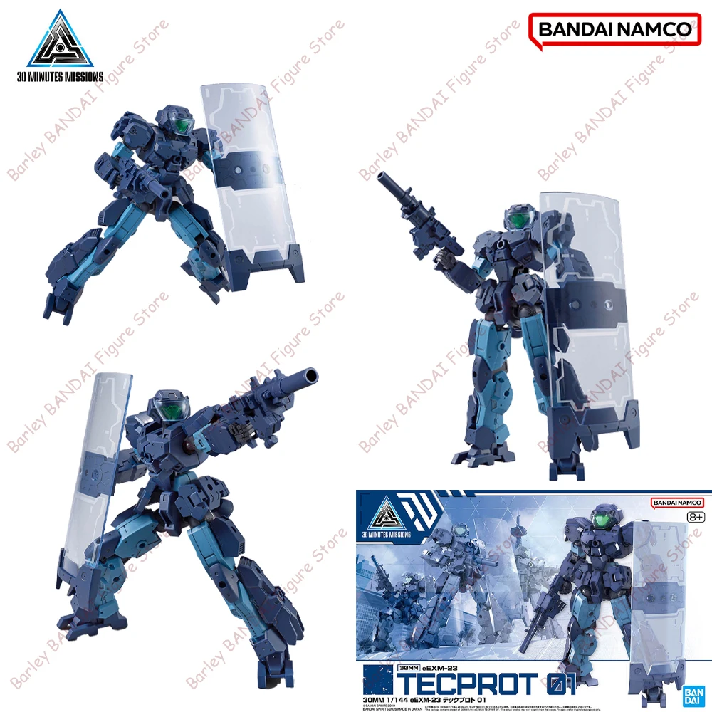 

Original In Stock BANDAI 30MM 1/144 eEXM-23 TECPROT 01 Anime Action Figures Boxed Model Kit Assembly Toys Gifts For Children