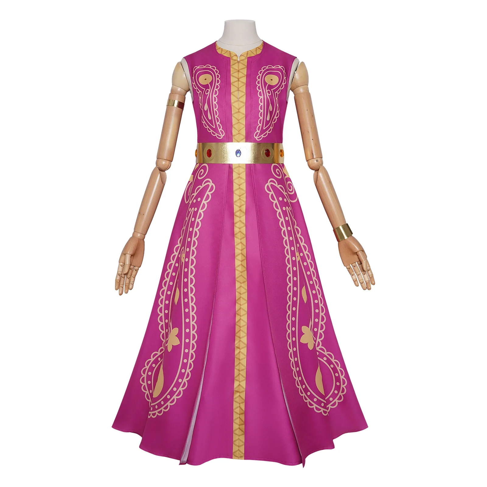 

La Princesa Sofia: Real Ilusionismo Rose Red Dress Cosplay Costume Halloween Party Masquerade Performance Clothes
