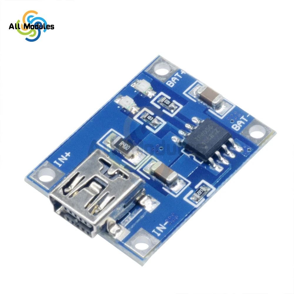 5 Stuks 10 Stuks Type-C Micro Usb 5V 1a 18650 Tp4056 Tc4056a Lithium Batterij Oplader Module Opladen Bord Met Bescherming Functies