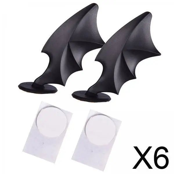 

3D Devil Horn Hat Sticker Waterproof PP Decoration Accessory for Motorcycle Helmet Unisex Biker Bicycle
