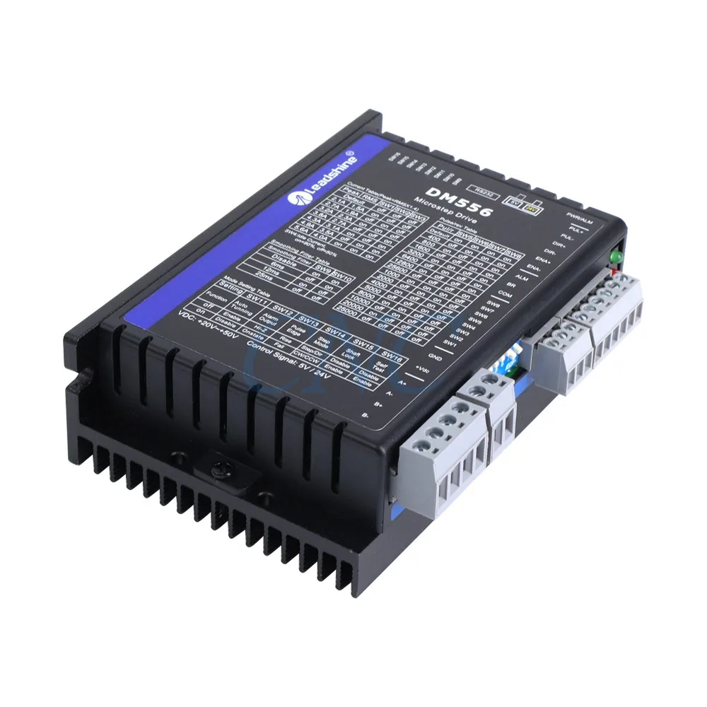 HOT Leadshine Nema 23 57CM13-FS Stepper Motor IP65 1.2N.m 3.0A +DM556 Stepper Driver 2 Phase 20-50VAC For CNC engraving machine