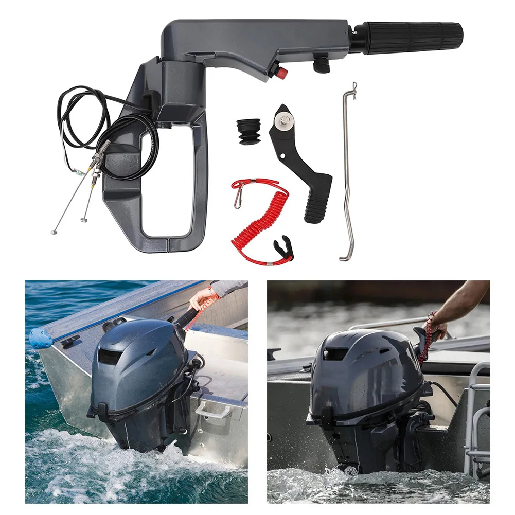 

Ручка рулевого управления в сборе с кабелемOEM 66T-W0084-02-4D для подвесного двигателя, 2-тактный E40X, запасные части для лодочного двигателя