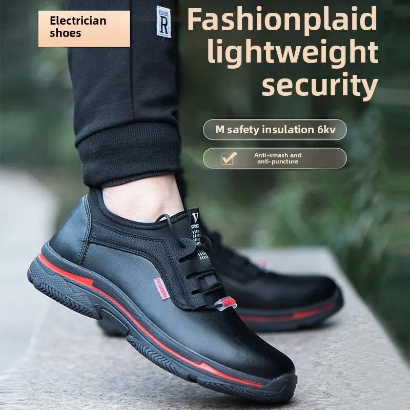 

Insulated electrician shoes, anti smashing and anti stabbing, breathable and anti odor construction site protective shoes