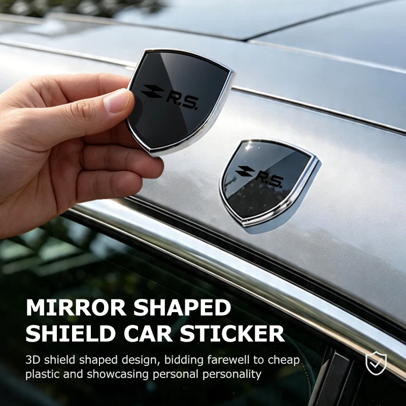 Universal Mirror Sticker Anti-scratch Car Body Decor Accessories For Renault RS Clio Twingo Kadjar Zoe Megane 2 3 4