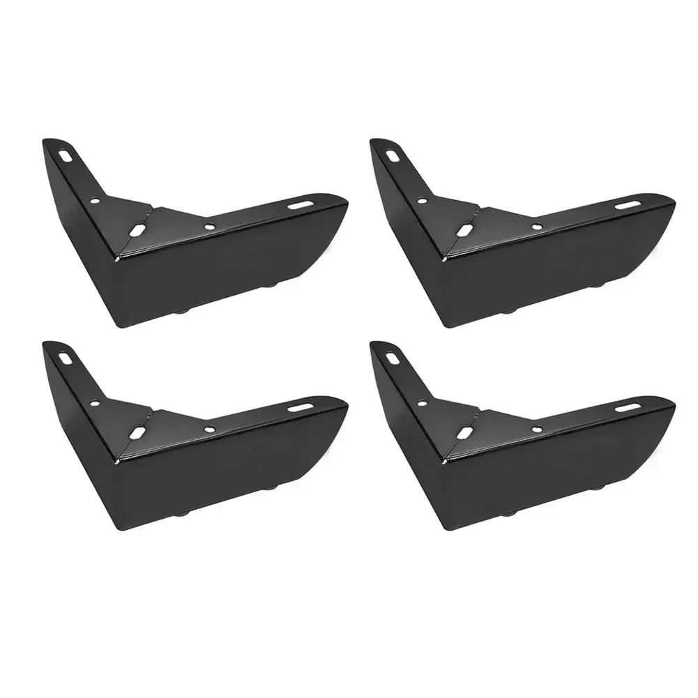 

4PCS Metal Sofa Legs For Sofas Beds Tables And Cabinets Double Design Carbon Steel Metal Sofa Legs With Anti-slip Pads