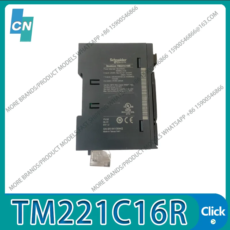 TM221C16R PLC Programmable Controller Second-hand Original appearance intact Functional tested ok Fast Shipping