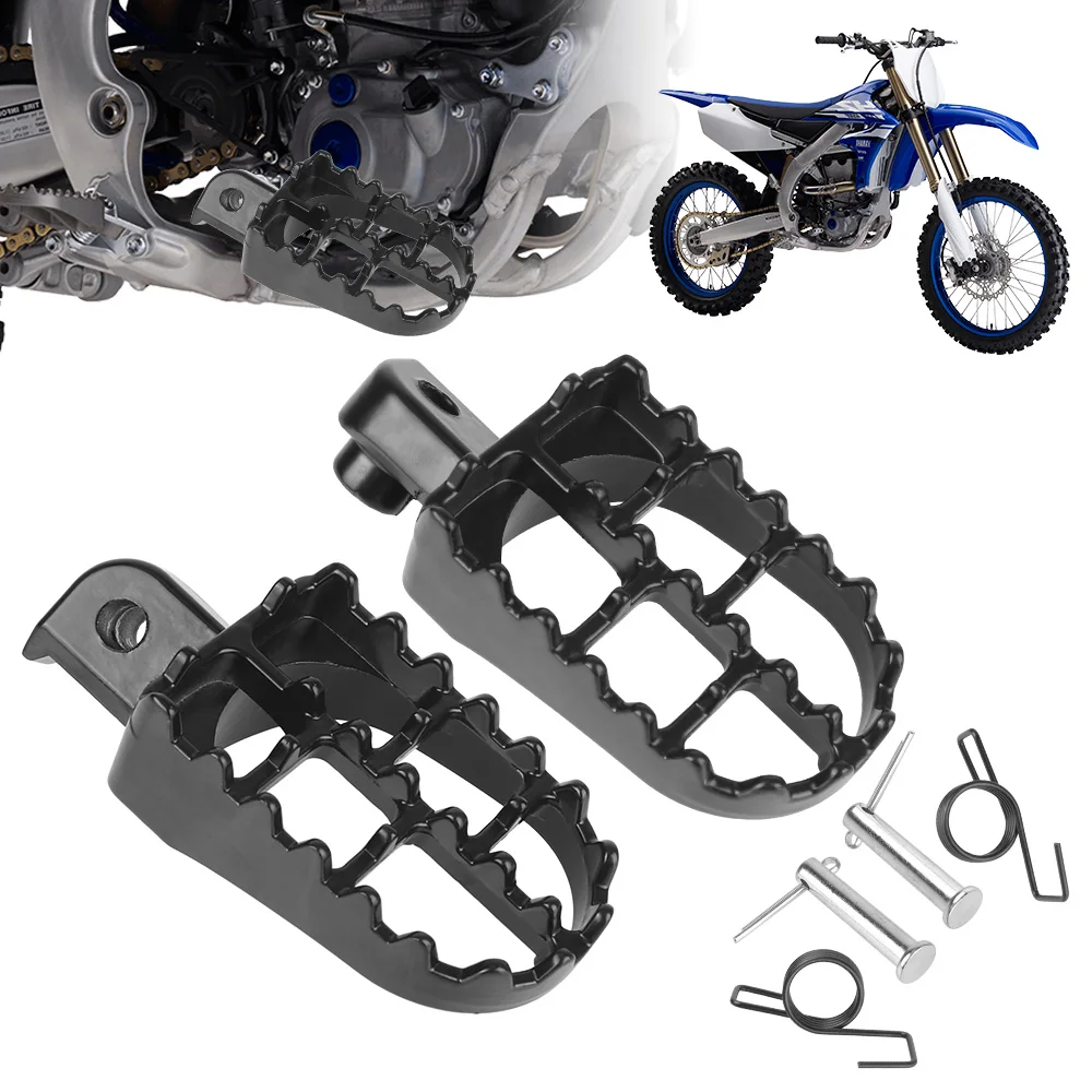 AliExpress NONE Dirt Bike Foot Pegs Aluminium Footpegs Pedals For Pit Dirt Motor Bike Motorcycle PW50 PW80 TW200 XR50R CRF50 CRF70 CRF80 CRF100F