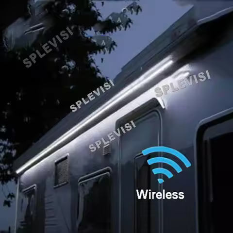 Remote Control 16FT 12V LED Awning Party Light for Camper Caravan RV Motorhome Truck Trailer WHITE WARM WHITE BLUE RED