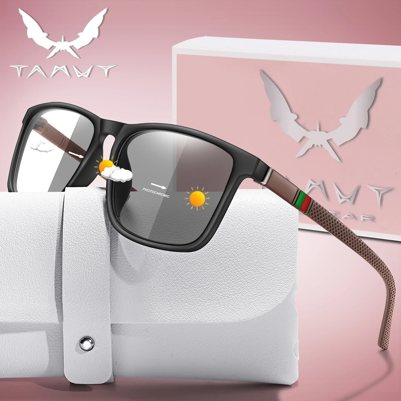 Männer Frauen Mode Radfahren Sonnenbrille Reisen Fahren Angeln Männlichen Brillen UV400 Luxus Platz Vintage Photochrome Sonnenbrille