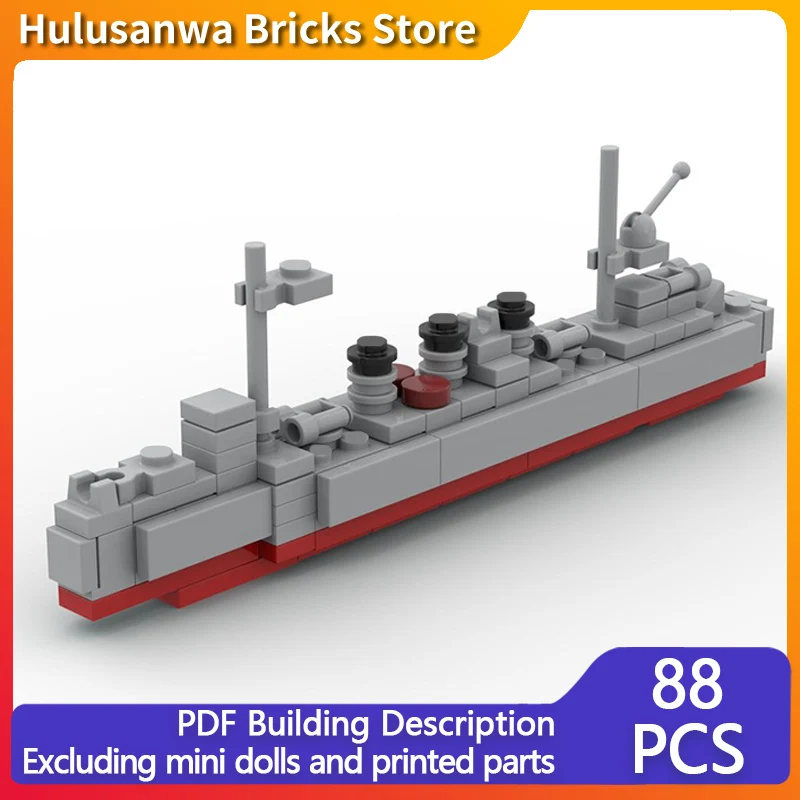 

Модель разрушителя Derzky-Class MOC, строительные кирпичи, военное оборудование, модульные технологии, подарки, праздник, сборка, детские игрушки, костюм