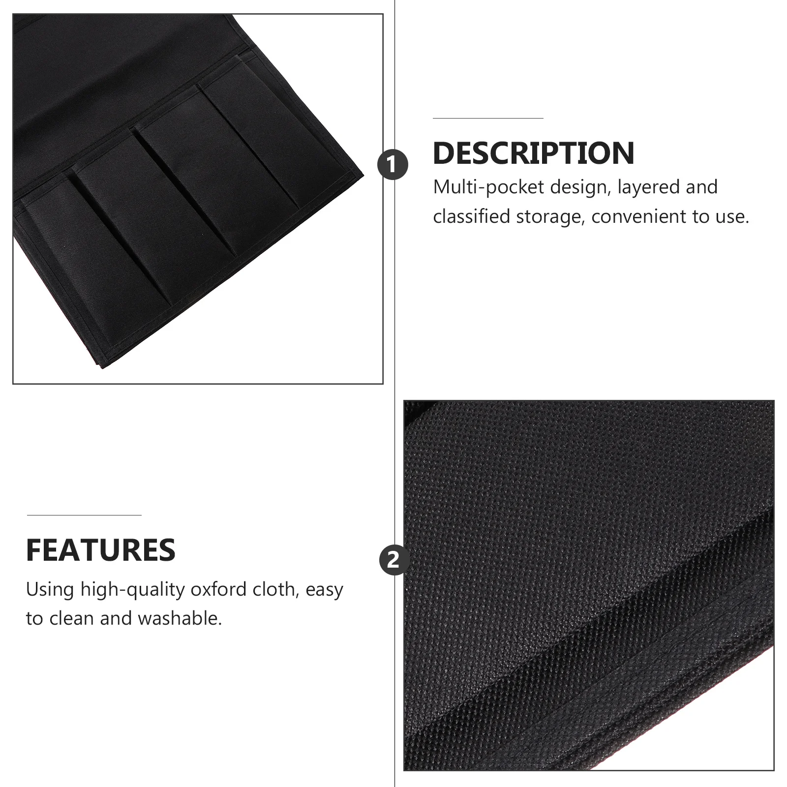 

Layered Storage Pouch Chair Armrest Bag Waterproof Sofa Side Organizer Pockets Sundries