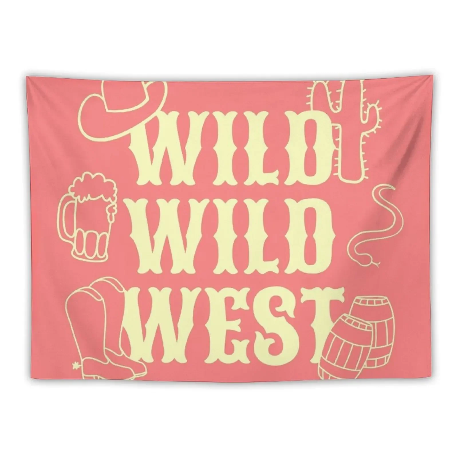 Wild Wild West Tapestry Decoration Aesthetic Decoration Home Tapestry