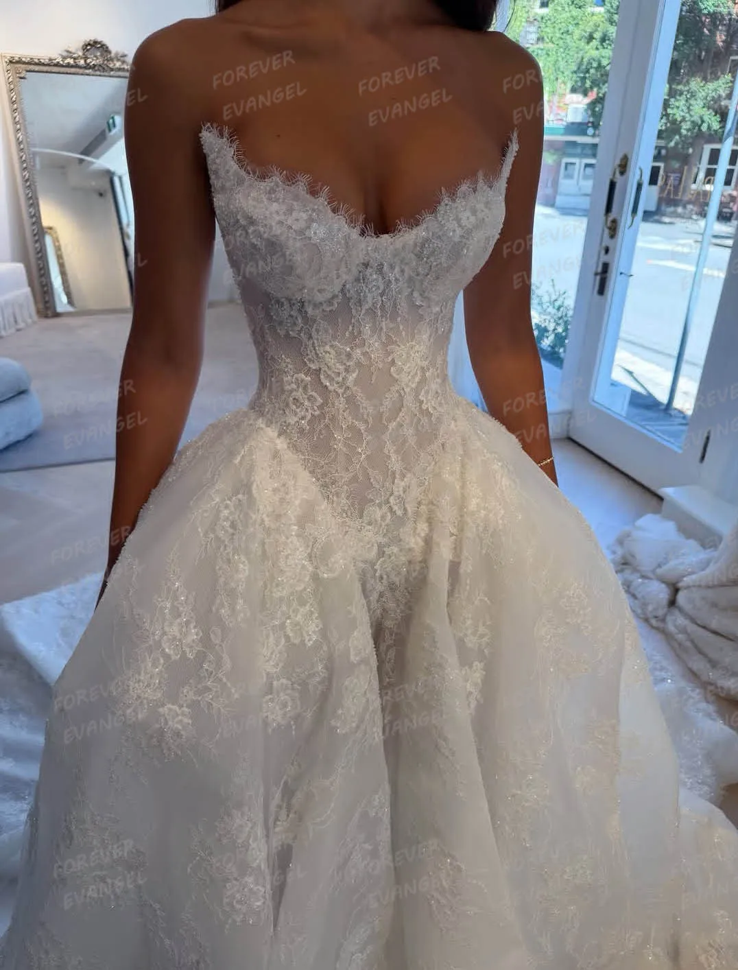 Simple Lace A Line Wedding Dresses Sexy Woman Appliques Boat Neck Bride Gowns Sleeveless Tulle 2026 Vestidos De Noche Customized