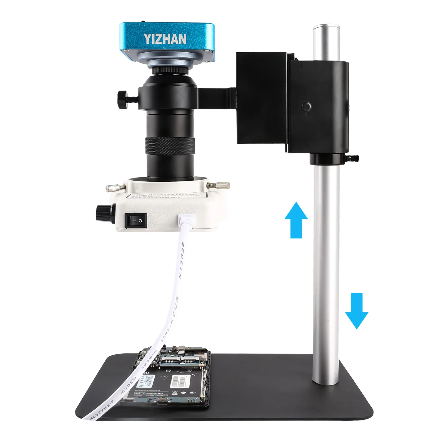 YIZHAN USB Digital Microscope 38MP 13MP 48MP HDMI VGA Electronic Microscope Camera Professional Magnifying Glasses Image Capture