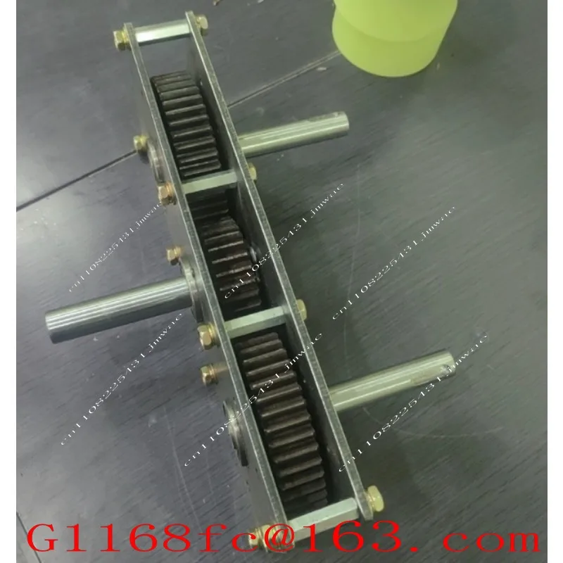 DIY Hand Crank Generator Gearbox Customizable Speed Control for Wind Hydro Power Transmission Gear Set
