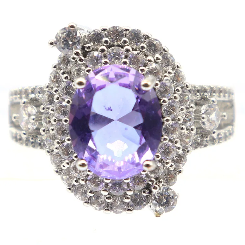 

Buy 3 Get 1 Free 20x17mm Anniversary Zultanite Color Changing Alexandrite Topaz White CZ Woman's Present Silver Rings