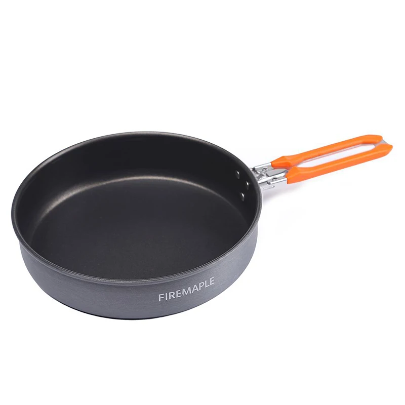 Fire Maple Camping Cookware, Frying Pan Non-stick, Coating Compact, Lightweight Outdoor Picnic Cooker, Steak Frying Pan 0.9L