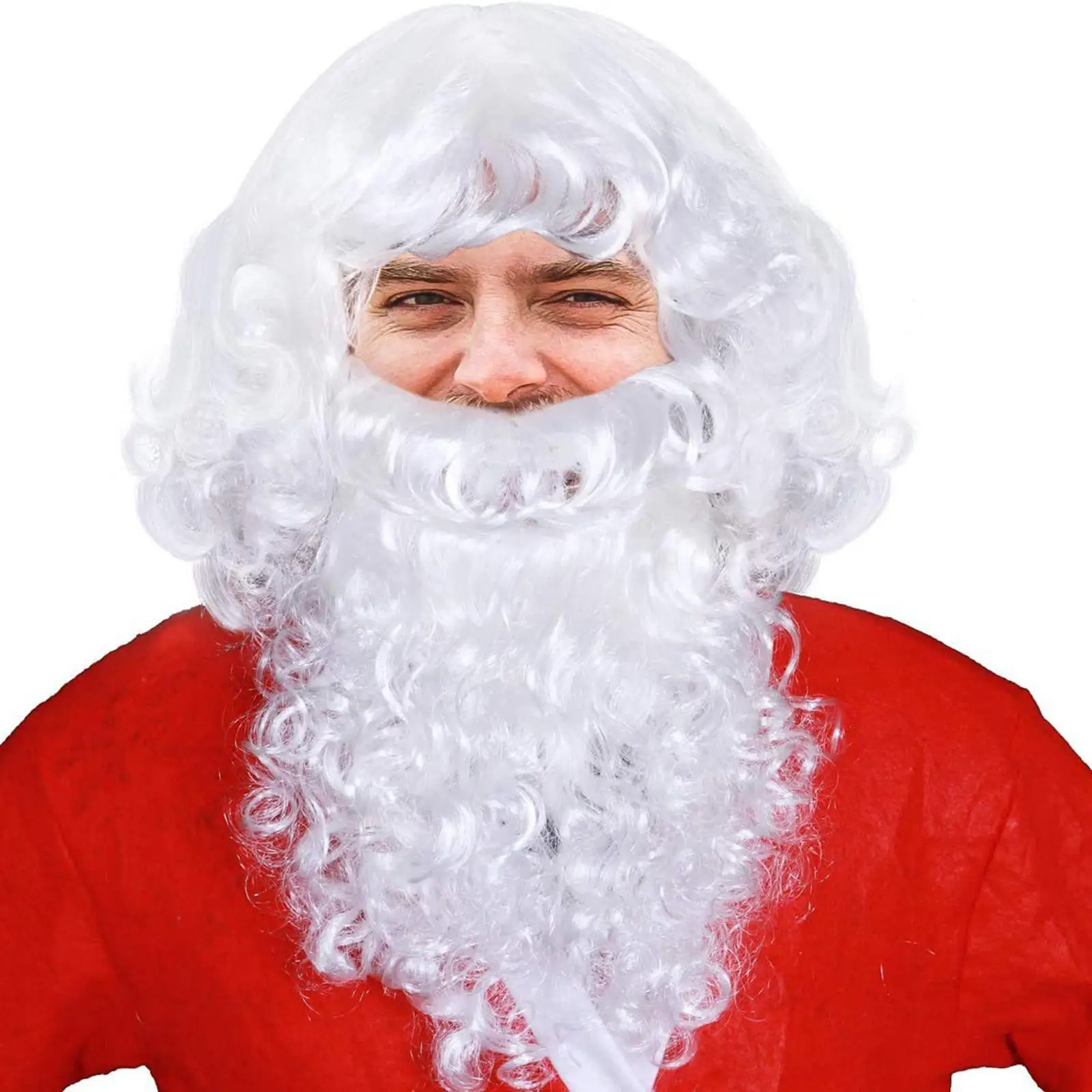 Santa peruca barba maquiagem natal bigodes falsos para halloween carnaval masquerade