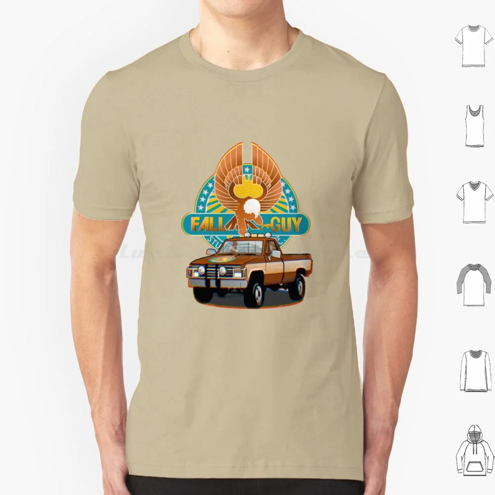 

Fall Guy T Shirt Big Size 100% Cotton Guy 1980 80s 90s Bounty Hunter California Cow Boy Lee Majors Vintage Country