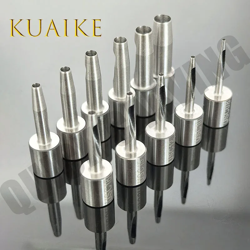 10PCS EMMA Punching Knife HSS Punch Bit Leather Punching Knife 0.8mm 1.2mm 1.5mm USC Hole Punching Cutting Machine Accessories