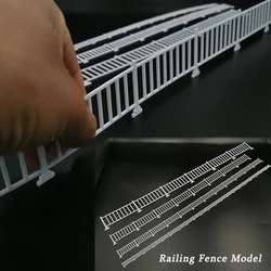 Ho Scale 1:87 1:50 1:35 1:24 Railing Model Isolation Guardrail Protective Fence Architecture Building Materials for Diorama 1pc