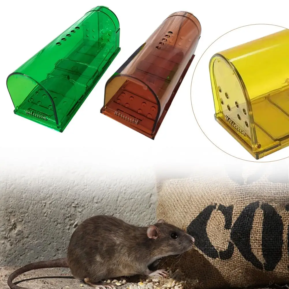 Reusable Mouse Trap Cage - Humane No Kill Rodent Catcher for Pet Control 1Pc Mouse Trap Cage Strong Mousetrap