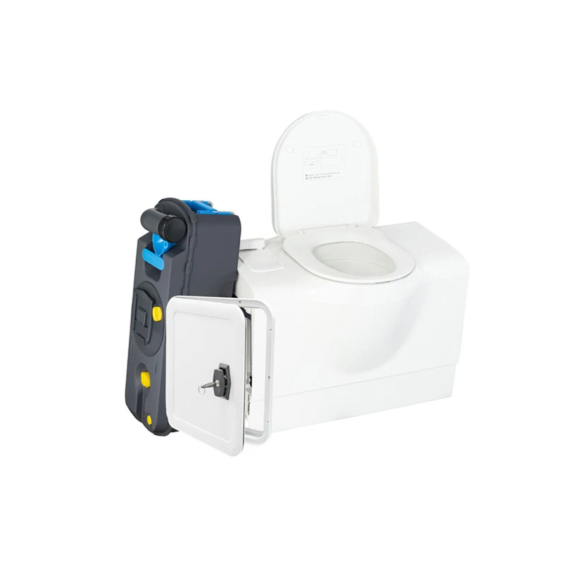 

Lightweight Antibacterial Portable Camping Plastic Toilet Seat Trailer Van Toilet Bowls for RV