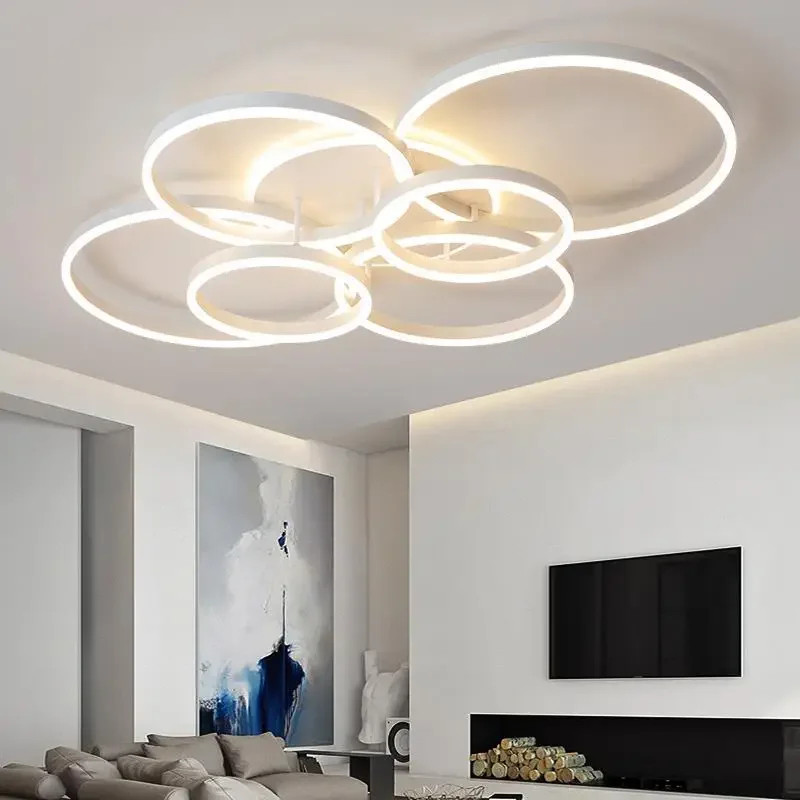 Modern LED Ceiling Lamp Chandelier for Living Dining Room Bedroom Kitchen Foyer Home Decoration Indoor Lighting Fixture Lustre