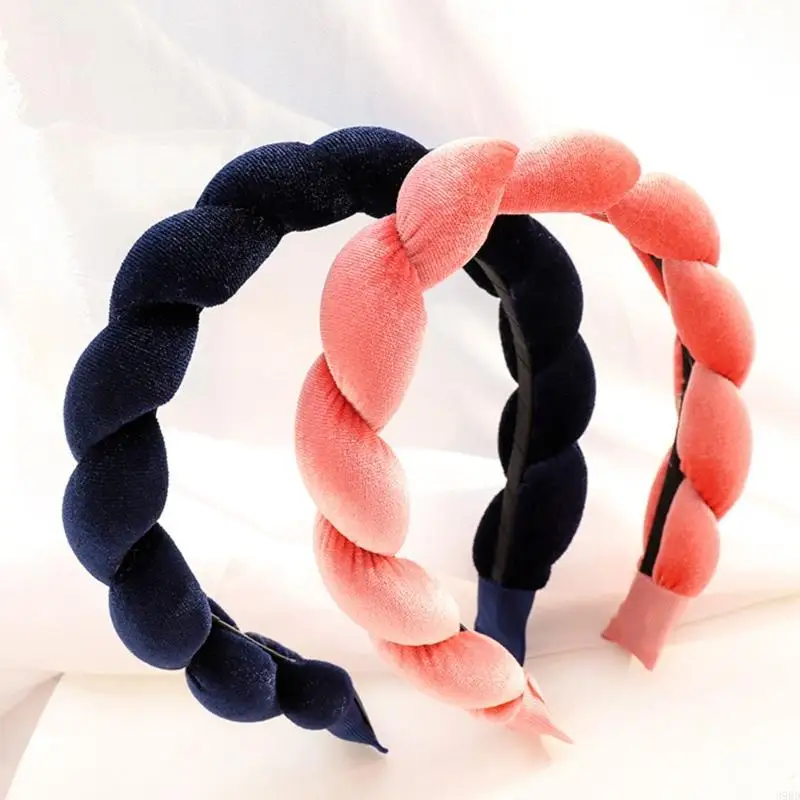 39bd Braid Headband Spa Sponge Headband Spa Headband Velvetheadband Yogasweatband