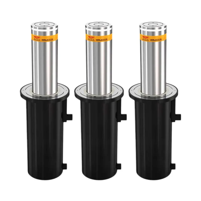 High-Resistance Bollard 900MM Prefabricated Crash Rated Bollards Hydraulic Public Space Bollard And Control Box